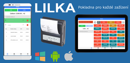Obrázek LILKA + tiskárna (BT nebo USB)